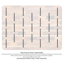 Load image into Gallery viewer, Artisanal Teak Charcuterie, Cutting, Cheese & Bread Board, Handmade, 16x12x1, for Slicing, Dicing & Food Serving