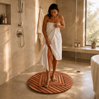 Round Shower Mat Indoor