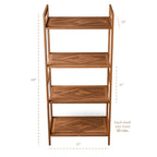Waterproof teak shelving unit