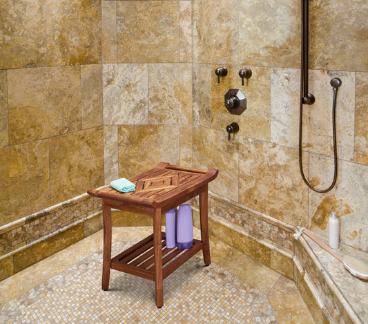 Teak Shower Bench