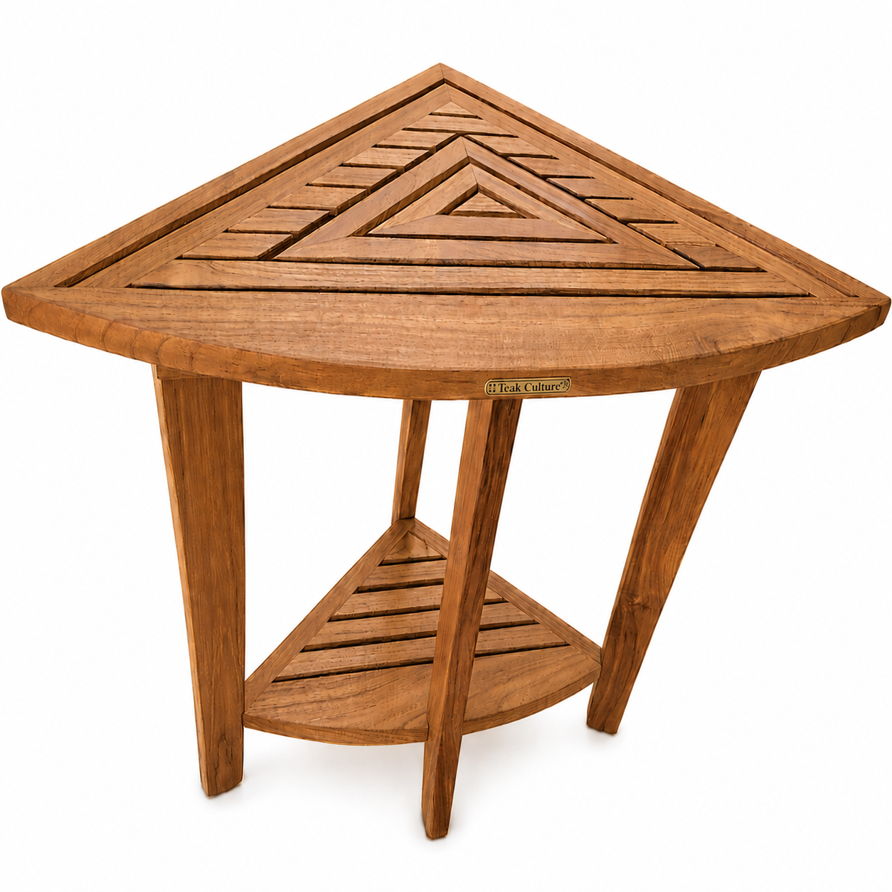The Extra-Tall Teak Corner Shower Bench Designed for Comfort, Stability & Everyday Luxury