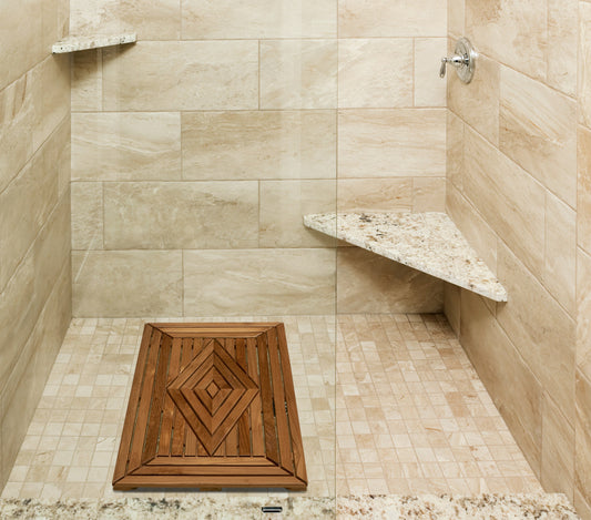 Teak Shower Mat