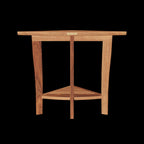 Triangular Teak Stool