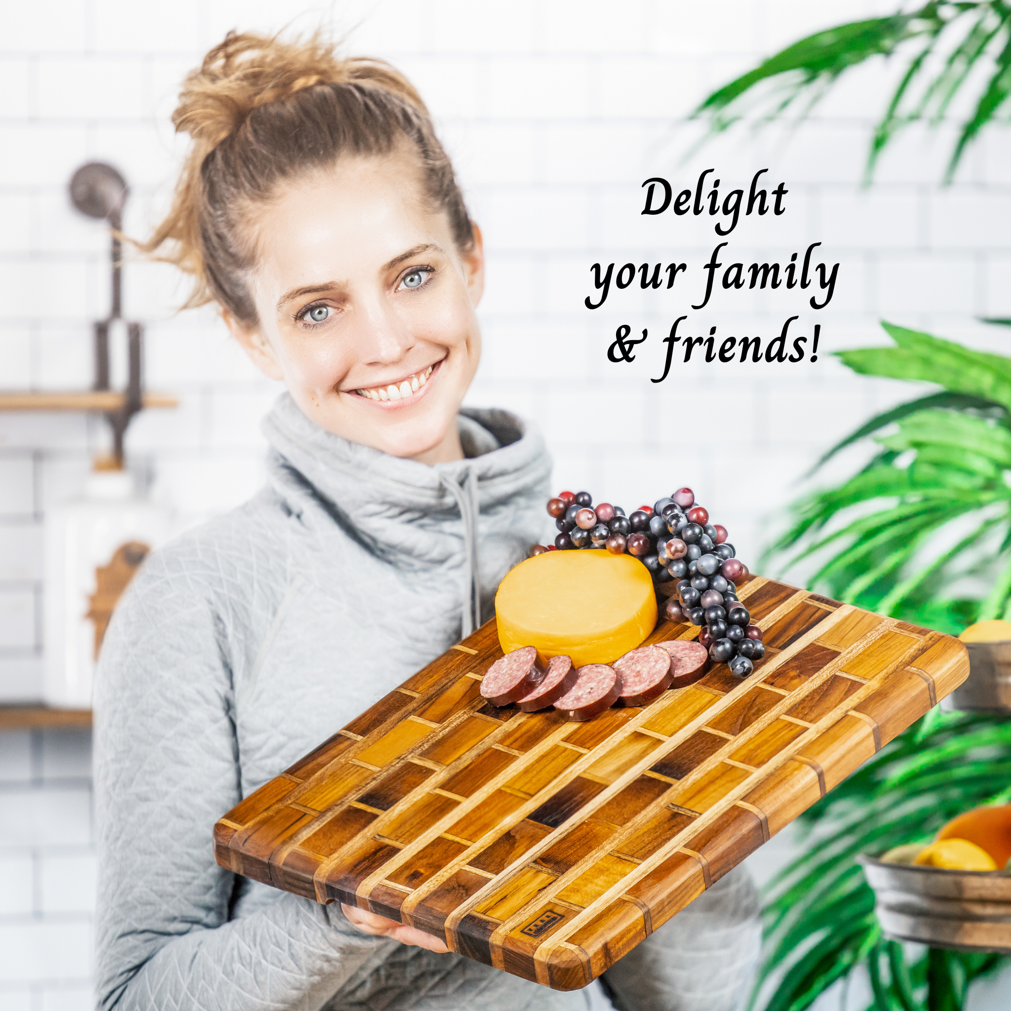 Handmade teak kitchen board