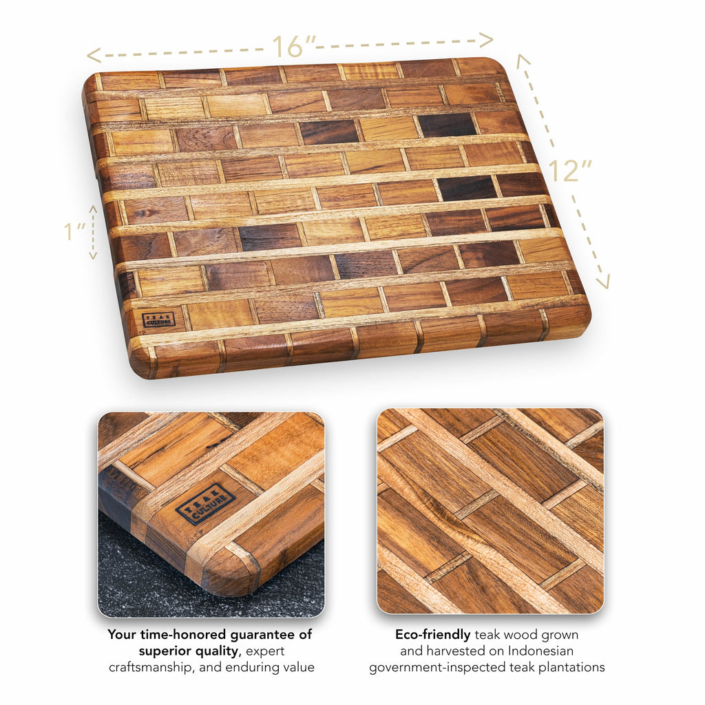 Custom Resized Teak Cutting Board