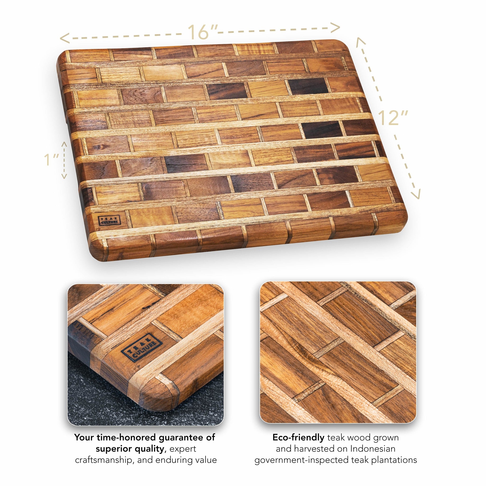 Custom Resized Teak Cutting Board